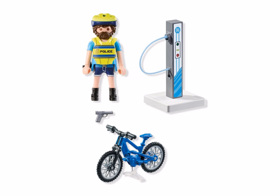 Pattuglia ciclistica della polizia