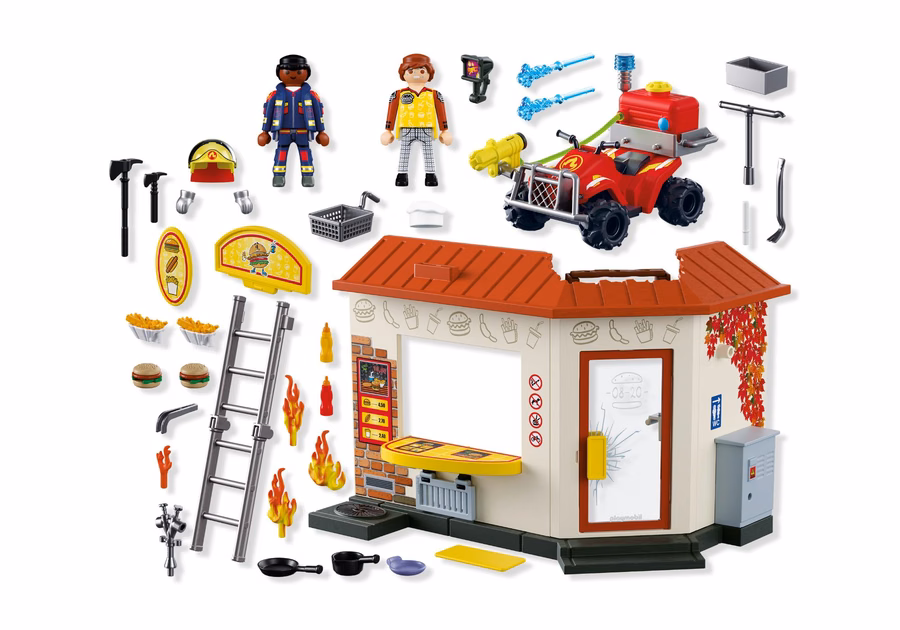 Fire Quad con Burger Shop