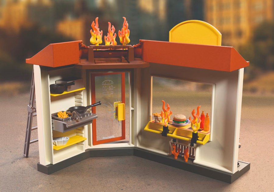Fire Quad con Burger Shop
