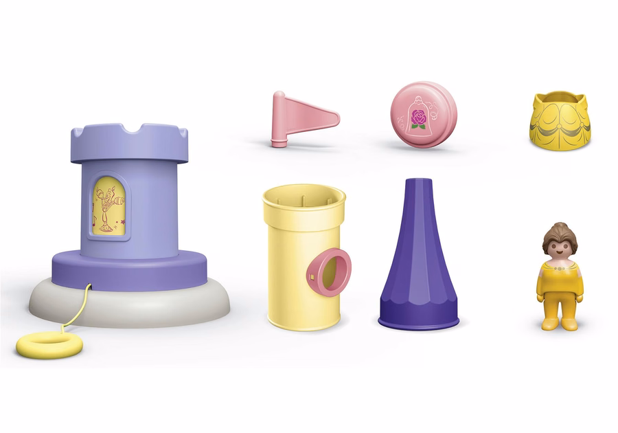 JUNIOR & Disney: Torre giochi di Belle con effetti sonori
