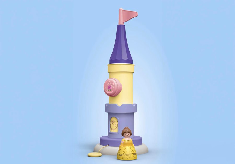 JUNIOR & Disney: Torre giochi di Belle con effetti sonori