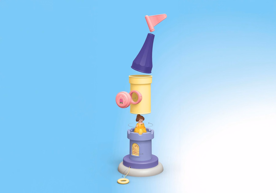 JUNIOR & Disney: Torre giochi di Belle con effetti sonori