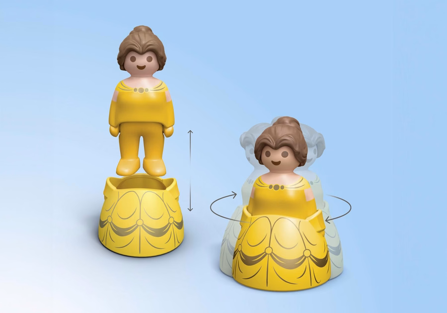 JUNIOR & Disney: Torre giochi di Belle con effetti sonori
