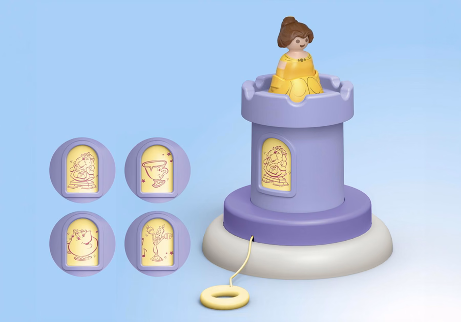 JUNIOR & Disney: Torre giochi di Belle con effetti sonori