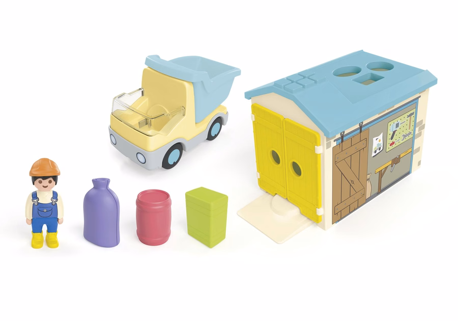JUNIOR: Camion da cantiere con garage