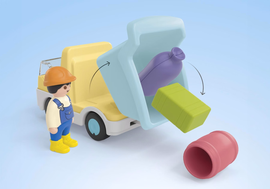JUNIOR: Camion da cantiere con garage