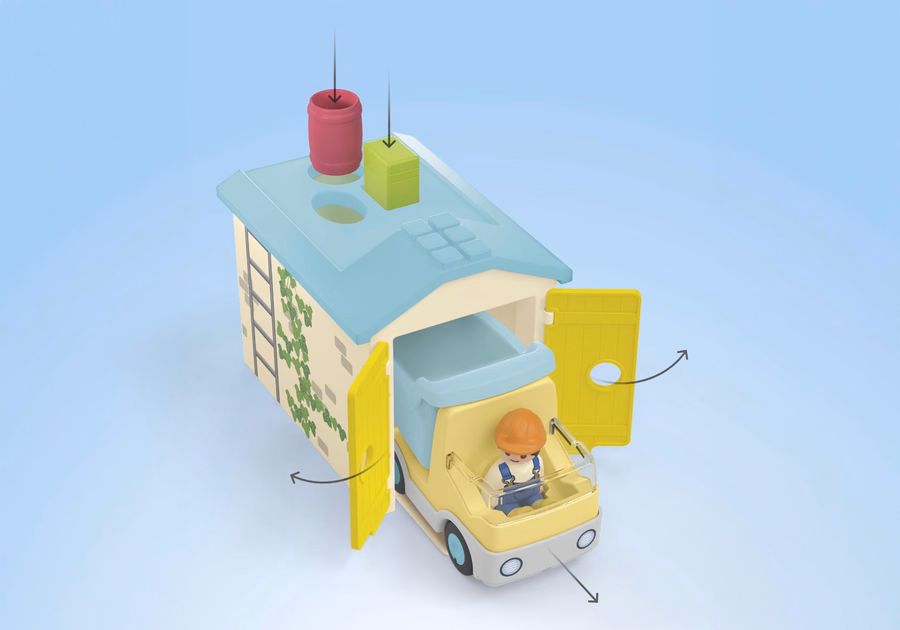 JUNIOR: Camion da cantiere con garage