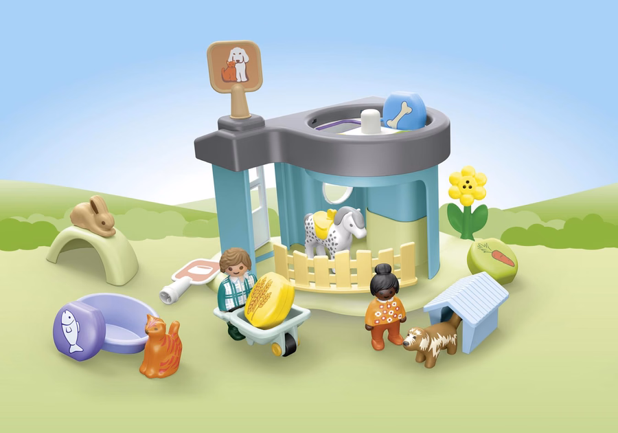 JUNIOR: Casa per animali con distributore di snack