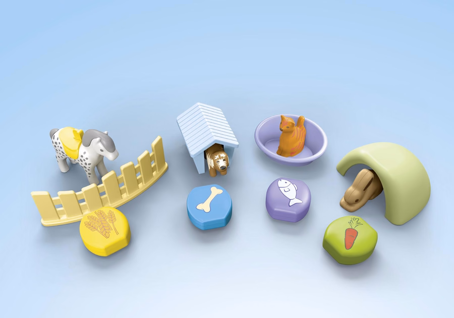 JUNIOR: Casa per animali con distributore di snack