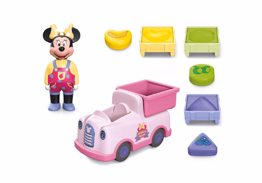 JUNIOR e Disney: Il camioncino della frutta di Minnie Mouse per la selezione dei colori