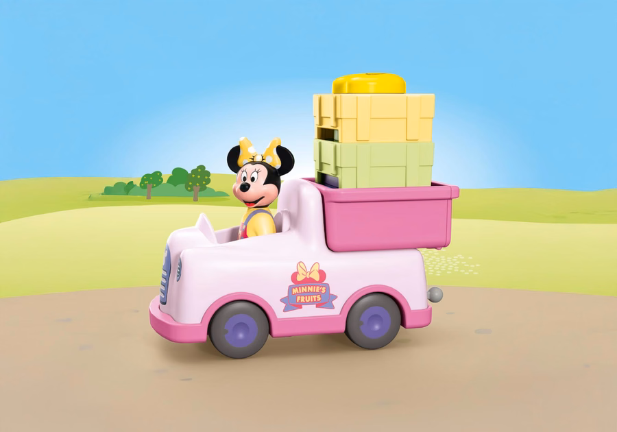 JUNIOR e Disney: Il camioncino della frutta di Minnie Mouse per la selezione dei colori