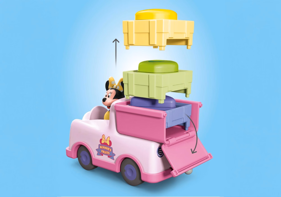 JUNIOR e Disney: Il camioncino della frutta di Minnie Mouse per la selezione dei colori