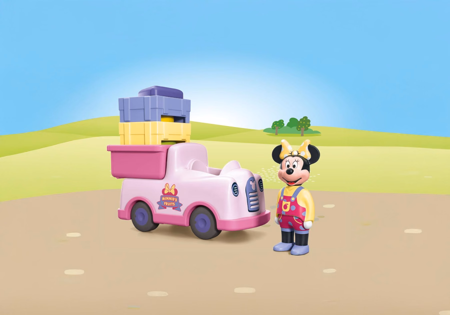 JUNIOR e Disney: Il camioncino della frutta di Minnie Mouse per la selezione dei colori