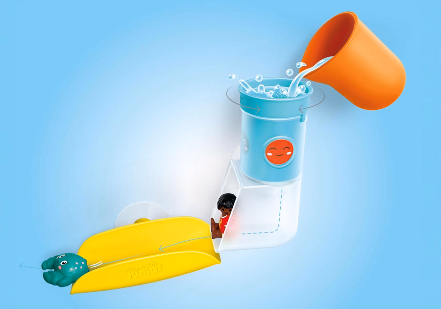 JUNIOR AQUA: Serbatoio d'acqua con scivolo per giocare e versare l'acqua