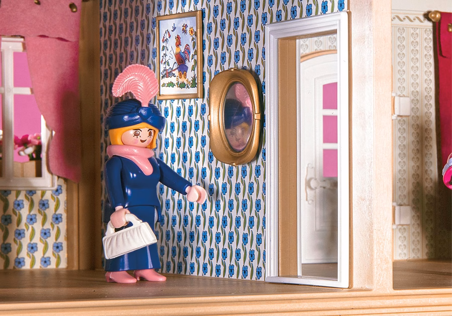 Grande casa delle bambole vittoriana