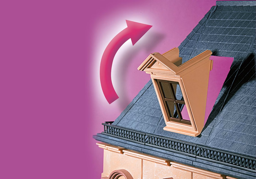 Grande casa delle bambole vittoriana