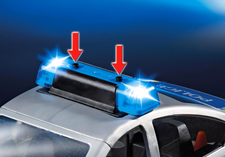 Auto di pattuglia della polizia