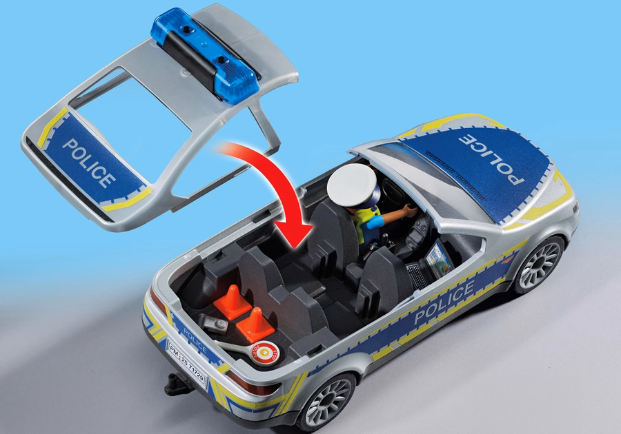 Auto di pattuglia della polizia
