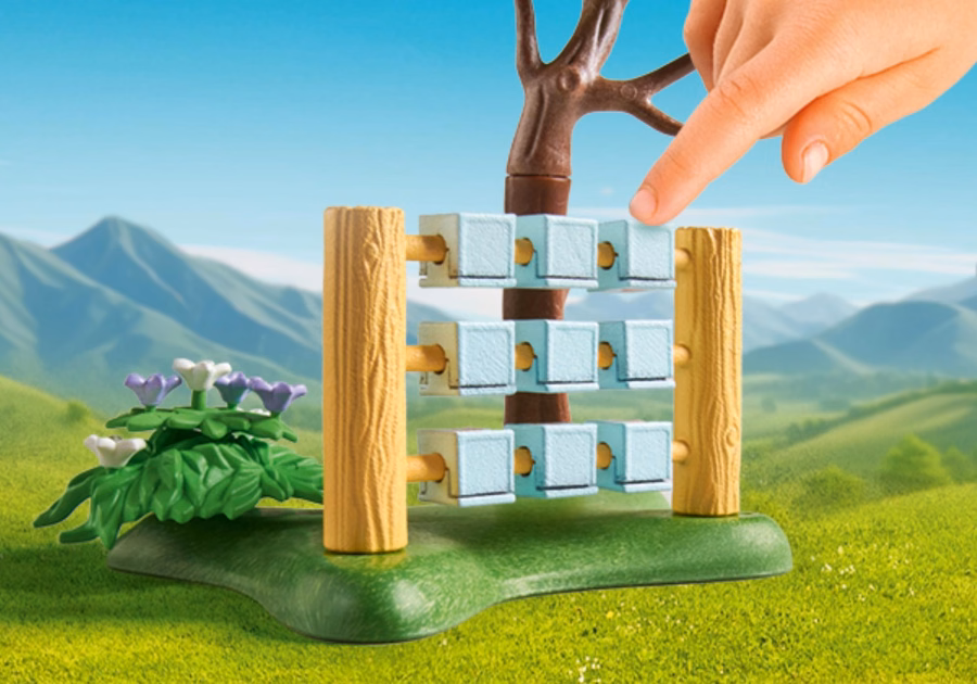 Giardino con giochi reali