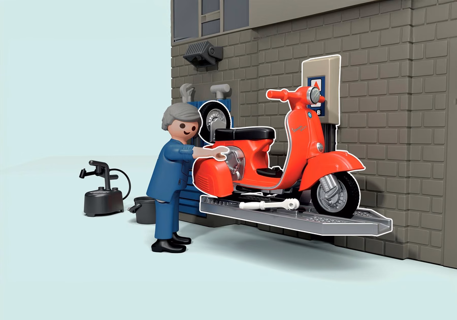 Garage Vespa anni '60