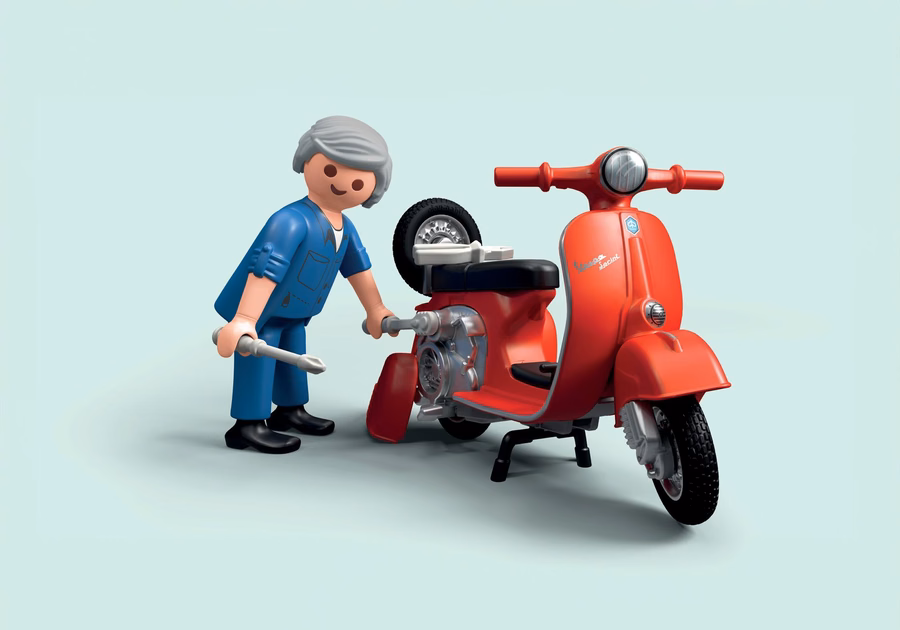 Garage Vespa anni '60